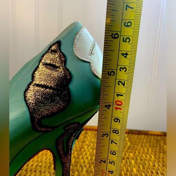 Irregular Choice Turquoise and Black Heels - Picture 9 of 12